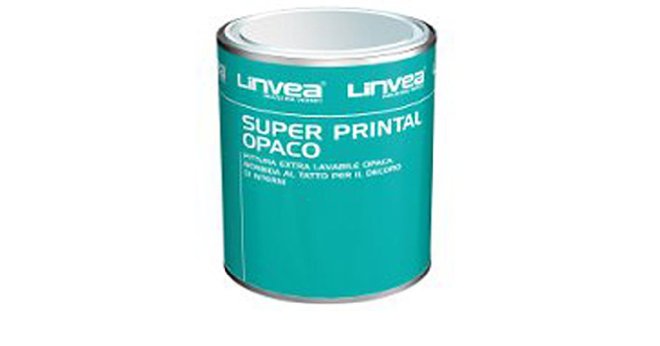 Colori Vernici Adesivi E Colle Linvea Super Printal Opaco Bianco Litri 4
